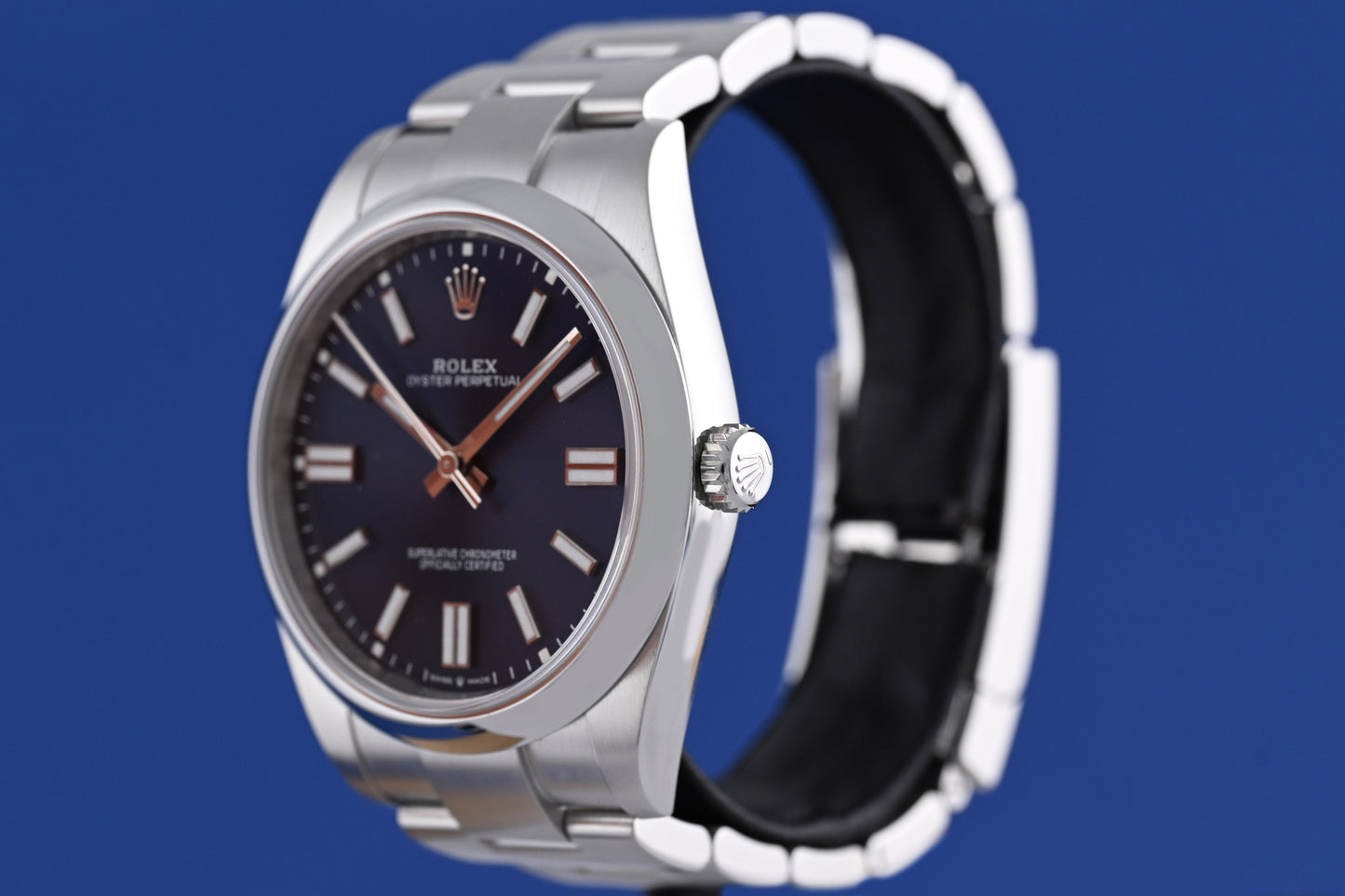 Rolex Oyster Perpetual 41mm 124300 - Full Set - Blue Dial - NEW