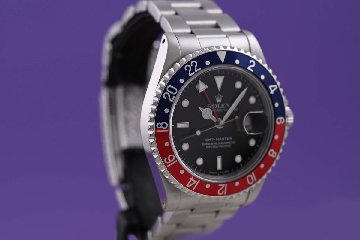 Rolex GMT Master 16700 Pepsi - Full Set - LC100