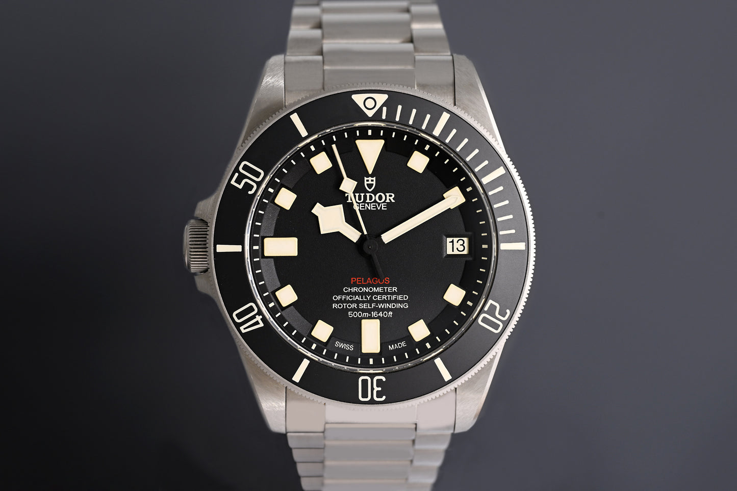 Tudor Pelagos - 25610TNL - Titanium Lefthand - Black Dial - Full Set