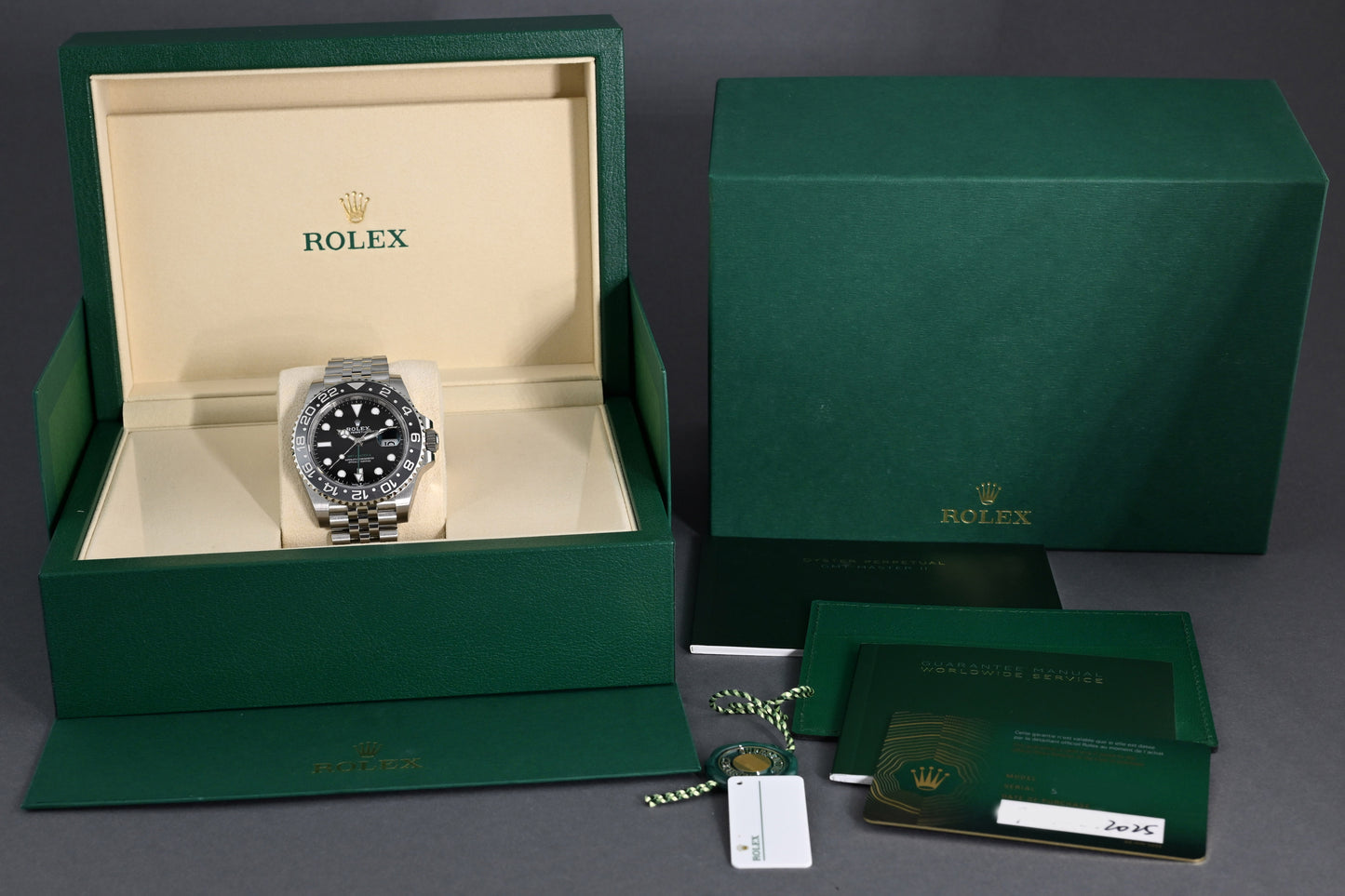 Rolex GMT Master II - 126710GRNR "Bruce Wayne" - Full Set - NEW 2025