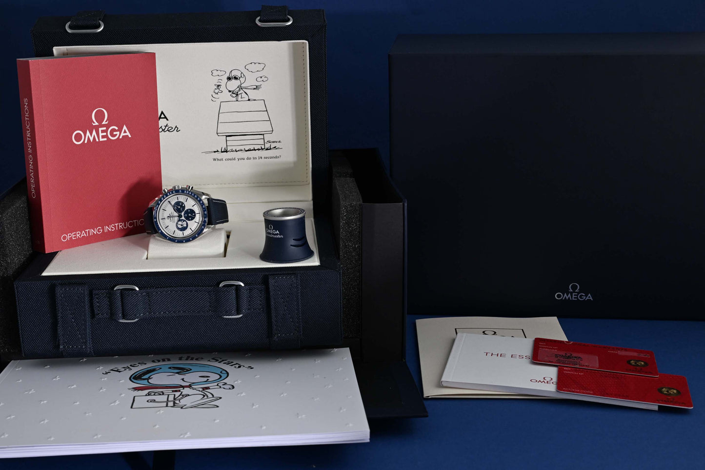 Omega Speedmaster 'Silver Snoopy Award' 50th Anniversary - Full Set - NEW 2026