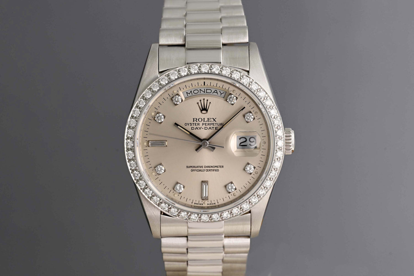 Rolex Day Date Platin 18346 - Factory Setting