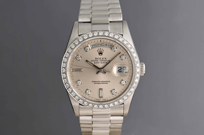 Rolex Day Date Platin 18346 - Factory Setting