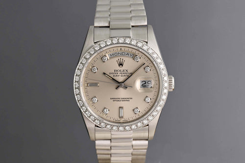 Rolex Day Date Platin 18346 - Factory Setting