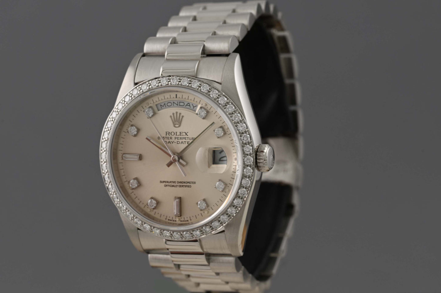 Rolex Day Date Platin 18346 - Factory Setting
