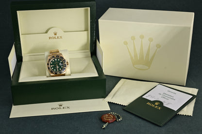 Rolex GMT Master II 116718LN - Green Dial - Full Set