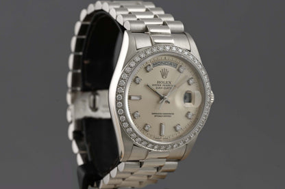 Rolex Day Date Platin 18346 - Factory Setting