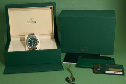Rolex Oyster Perpetual 41mm 134300 - Green Dial - Full Set - NEW 2026
