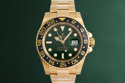 Rolex GMT Master II 116718LN - Green Dial - Full Set