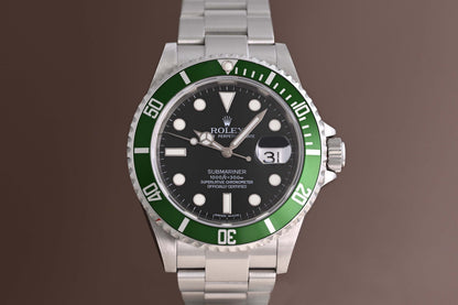 Rolex Submariner 16610 - Full Set - Kermit - LC100