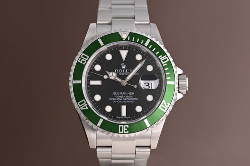 Rolex Submariner 16610 - Full Set - Kermit - LC100