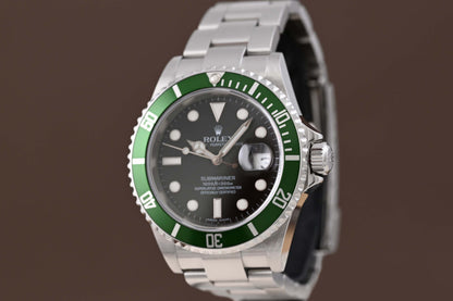 Rolex Submariner 16610 - Full Set - Kermit - LC100