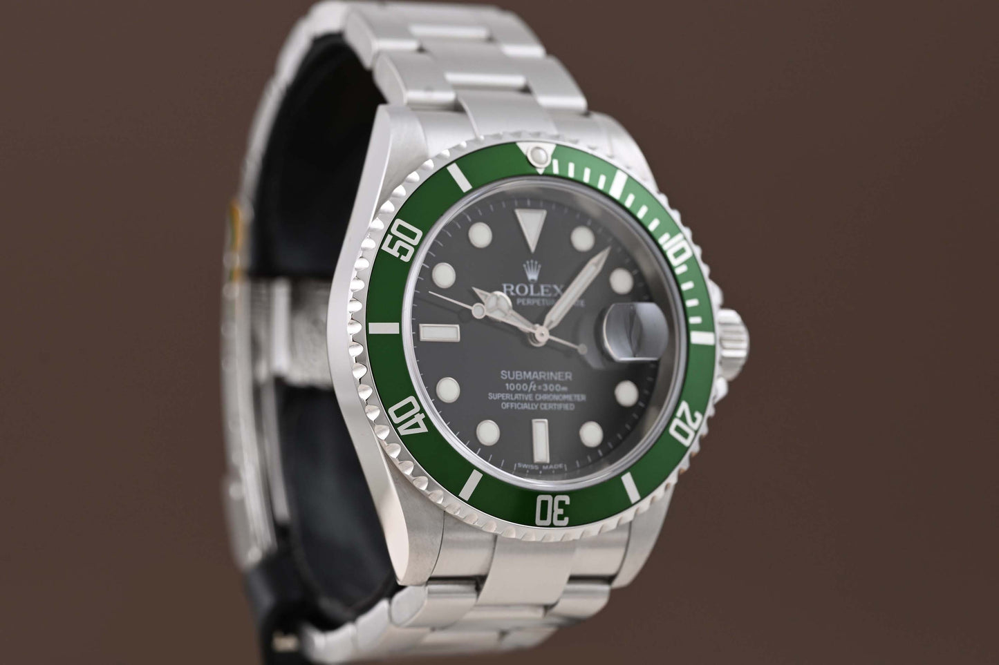 Rolex Submariner 16610 - Full Set - Kermit - LC100