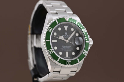 Rolex Submariner 16610 - Full Set - Kermit - LC100
