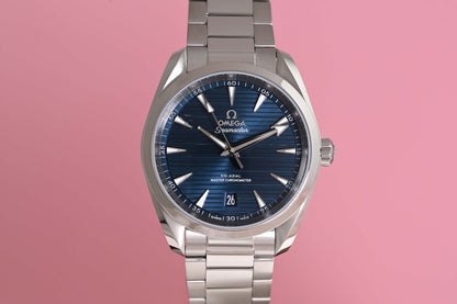 Omega Seamaster Aqua Terra - Blue Dial - Full Set