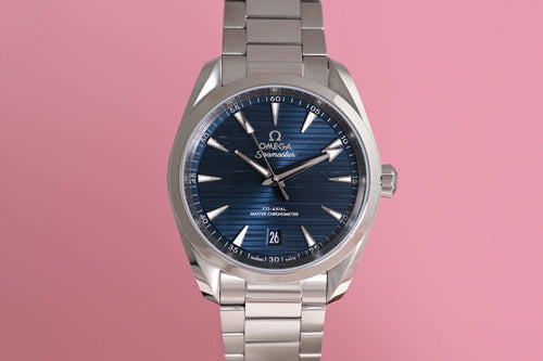 Omega Seamaster Aqua Terra - Blue Dial - Full Set