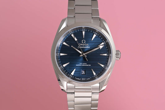 Omega Seamaster Aqua Terra - Blue Dial - Full Set