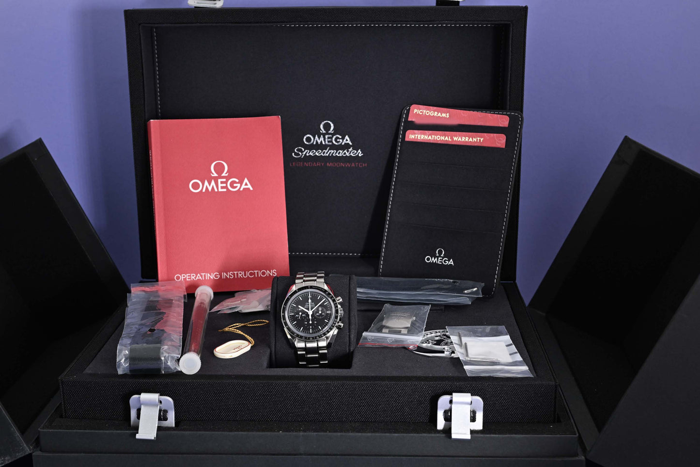 Omega Speedmaster Moonwatch Professional - Saphirglas - Full Set