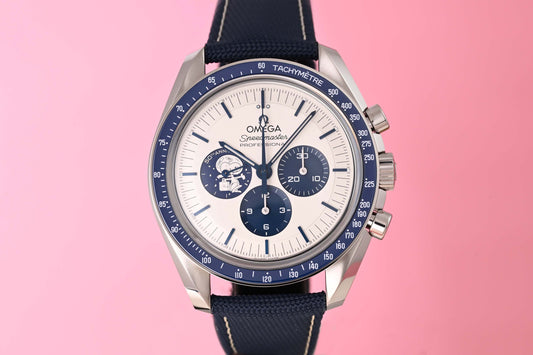 Omega Speedmaster 'Silver Snoopy Award' 50th Anniversary - Full Set - NEW 2026