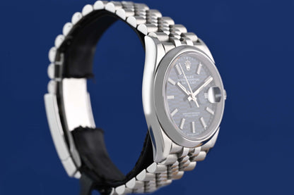 Rolex Oyster Perpetual Datejust 126200 - Blue Motif Dial - Full Set