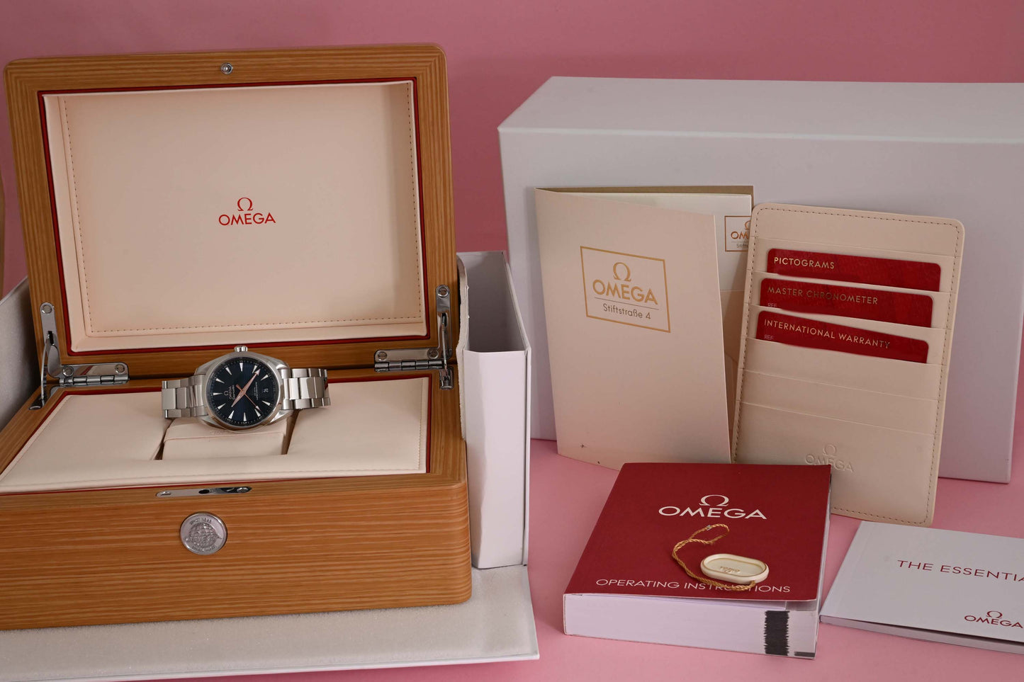 Omega Seamaster Aqua Terra - Blue Dial - Full Set