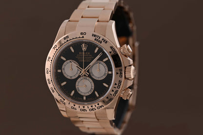 Rolex Daytona 126505 Rose Gold - Full Set - Black Dial