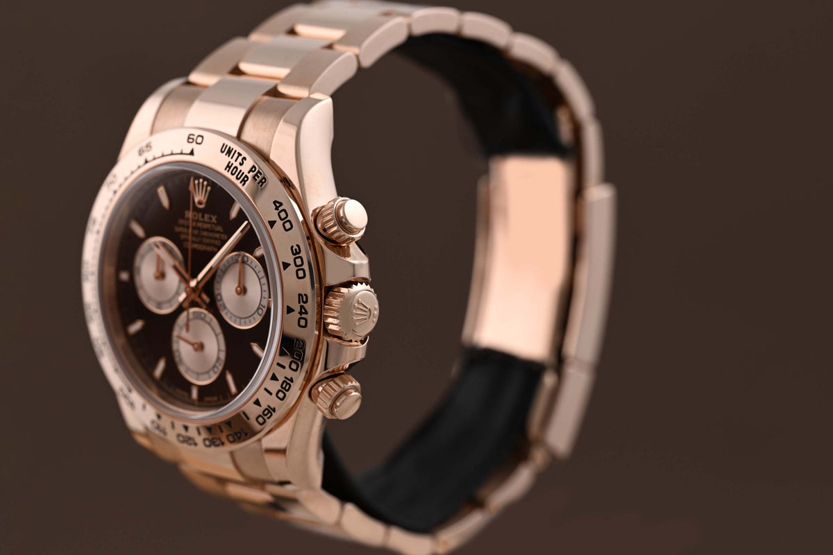 Rolex Daytona 126505 Rose Gold - Full Set - Black Dial