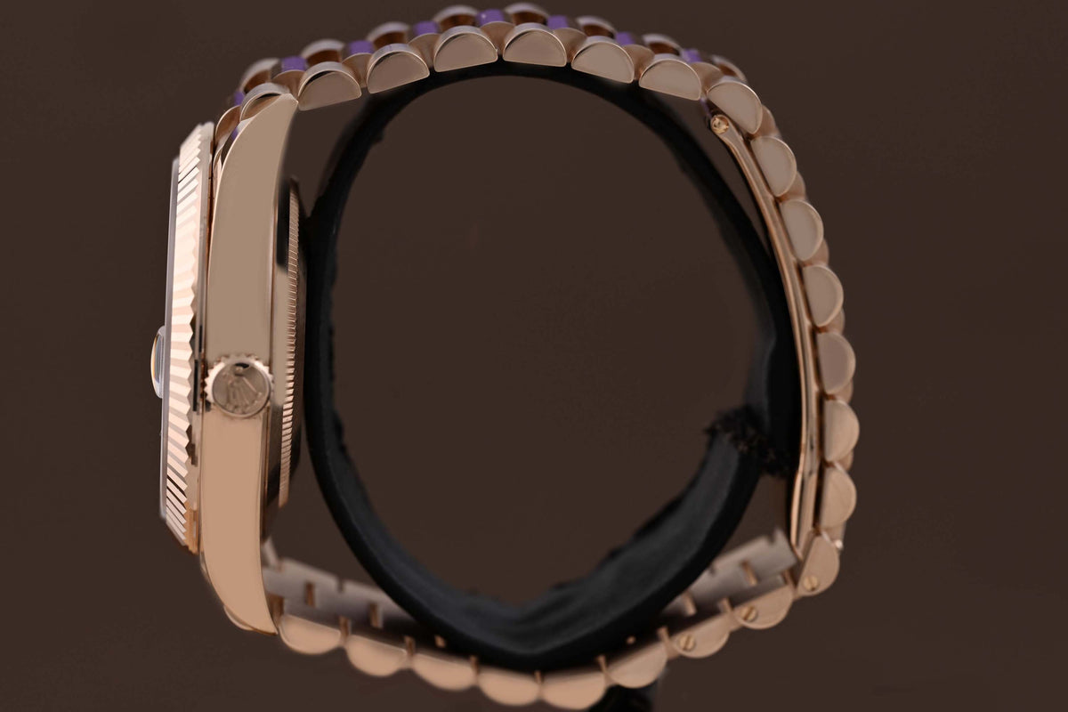 Rolex Day Date 40 Roségold 228235 - Full Set - Chocolate Dial