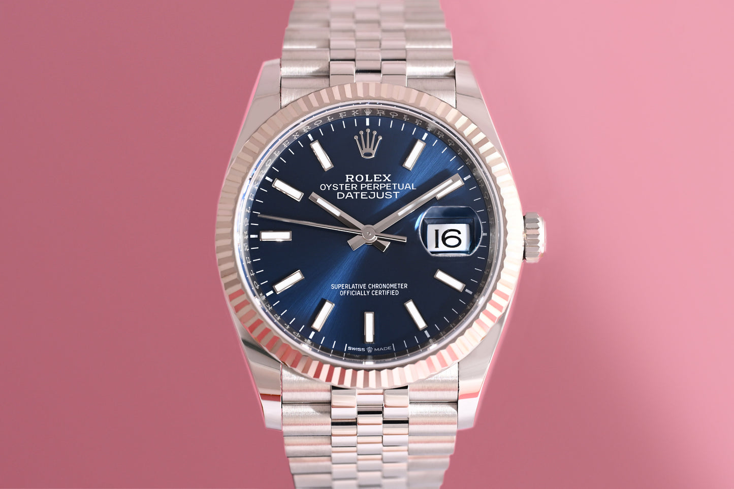 Rolex Oyster Perpetual Datejust 126234 - Blue Dial - Full Set - Like NEW