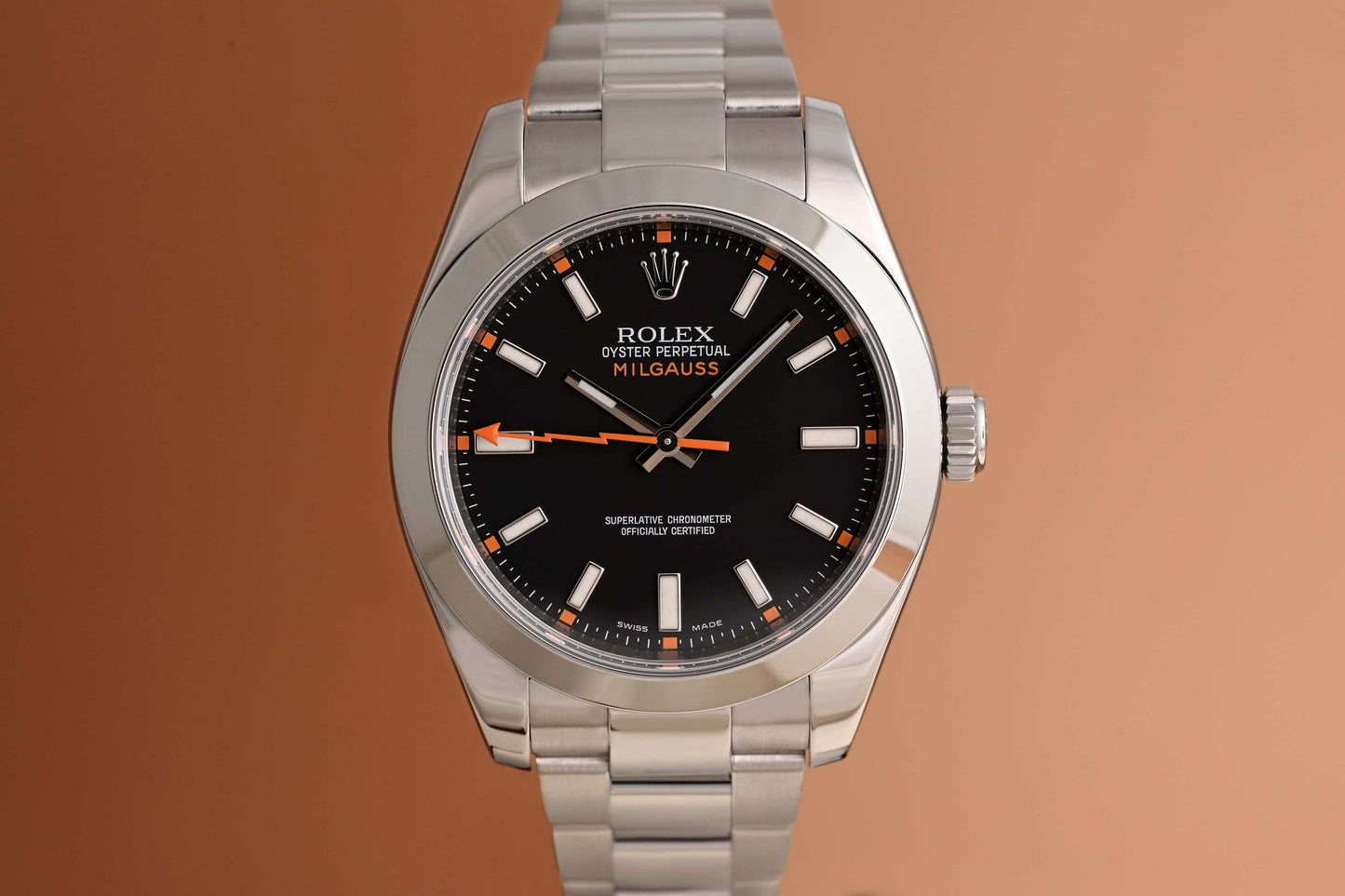 Rolex Milgauss 116400 - Black Dial - Watch Only