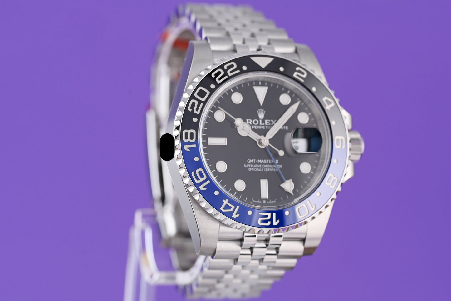 Rolex GMT Master II Batgirl 126710BLNR - Full Set