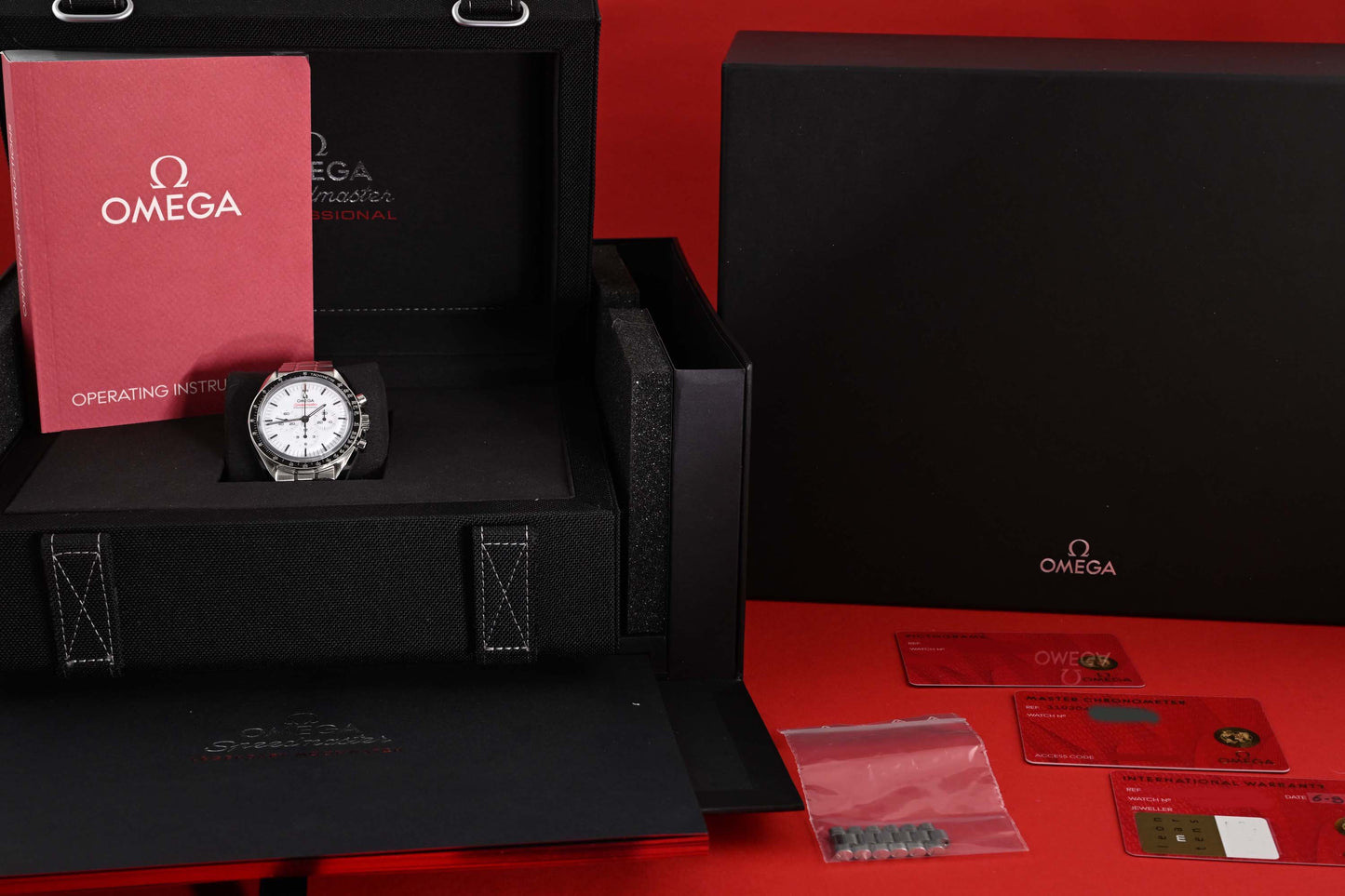 Omega Speedmaster Moonwatch Professional - Full Set - White Dial