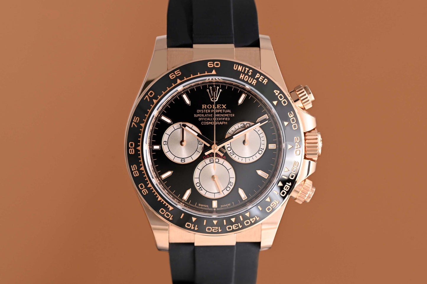 Rolex Daytona Rosegold 126515LN - Full Set - Black Dial