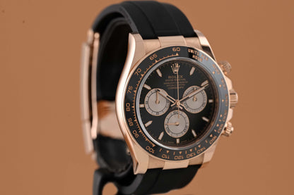 Rolex Daytona Rosegold 126515LN - Full Set - Black Dial