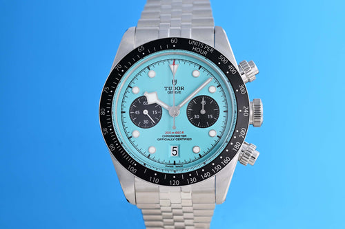 Tudor Black Bay Chronograph 79360N - Flamingo Blue - Full Set - NEW 2026