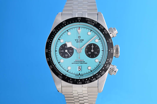 Tudor Black Bay Chronograph 79360N - Flamingo Blue - Full Set - NEW 2026