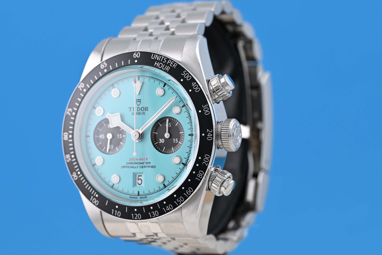 Tudor Black Bay Chronograph 79360N - Flamingo Blue - Full Set - NEW 2026