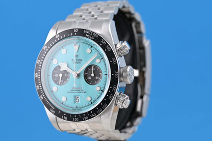 Tudor Black Bay Chronograph 79360N - Flamingo Blue - Full Set - NEW 2026
