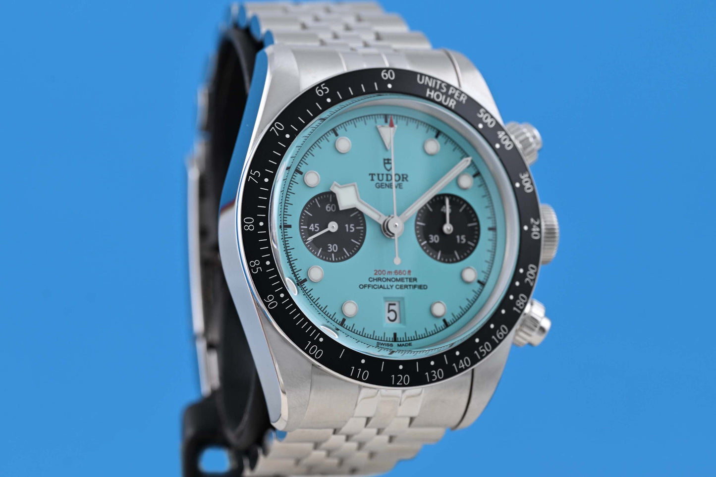 Tudor Black Bay Chronograph 79360N - Flamingo Blue - Full Set - NEW 2026