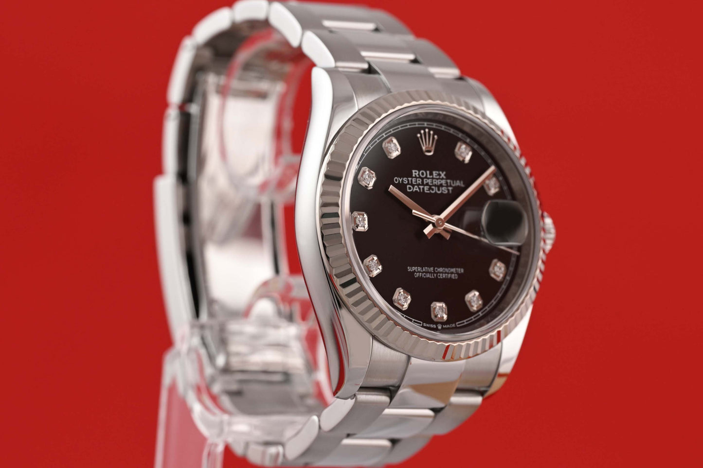 Rolex Oyster Perpetual Datejust 126234 - Black Dia Dial - Full Set