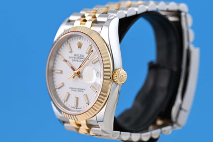 Rolex Datejust 36 - 126233 White Dial - Full Set