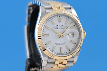 Rolex Datejust 36 - 126233 White Dial - Full Set