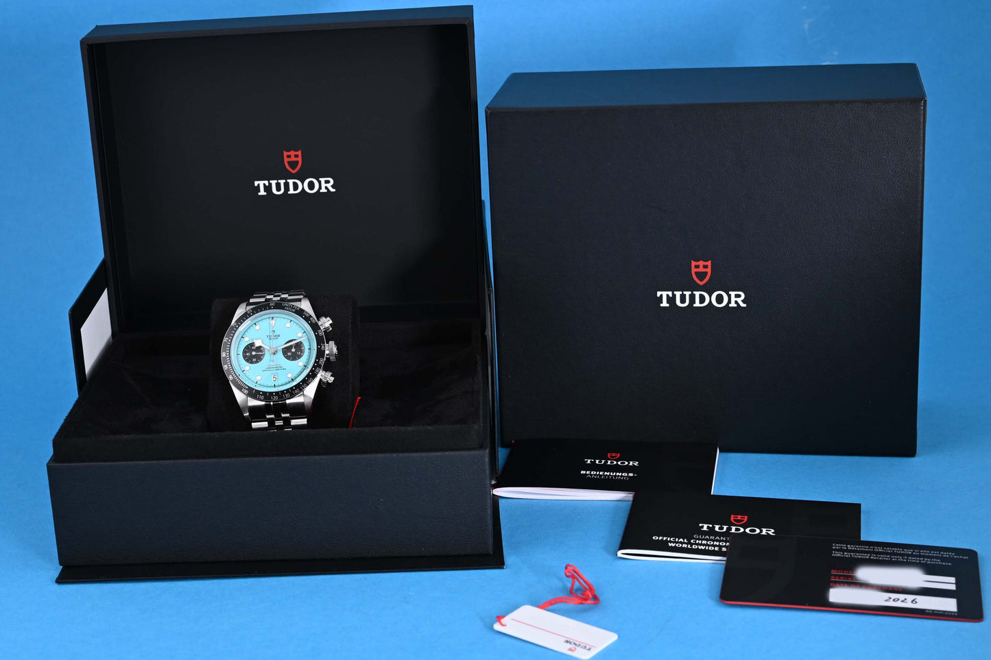 Tudor Black Bay Chronograph 79360N - Flamingo Blue - Full Set - NEW 2026