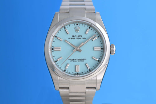 Rolex Oyster Perpetual 36mm 126000 - Full Set - Tiffany Dial