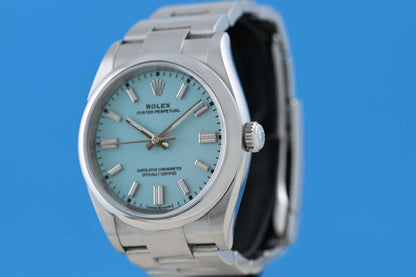 Rolex Oyster Perpetual 36mm 126000 - Full Set - Tiffany Dial