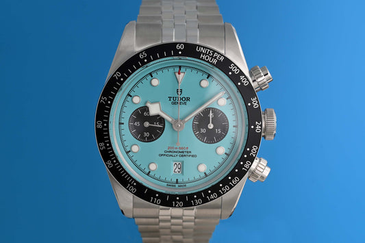 Tudor Black Bay Chronograph 79360N - Flamingo Blue - Full Set - NEW 2026