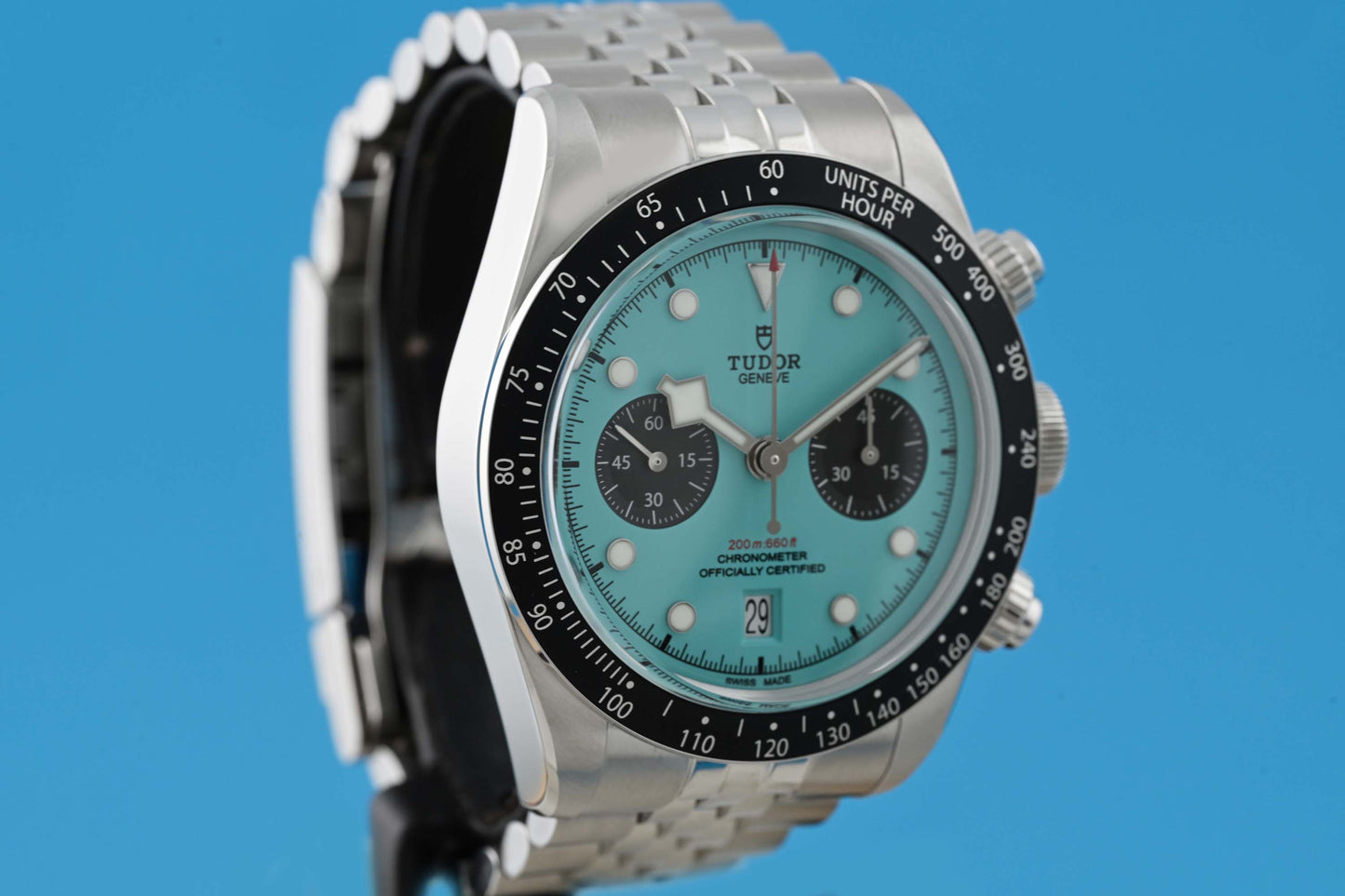 Tudor Black Bay Chronograph 79360N - Flamingo Blue - Full Set - NEW 2026