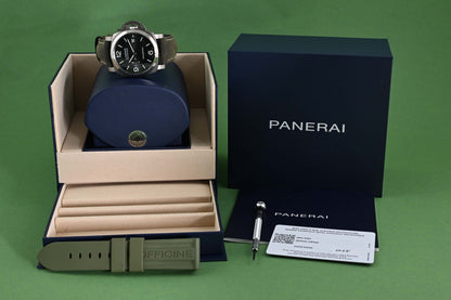 Panerai Luminor Marina Titanio - Green Dial - PAM03325 - Full Set