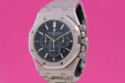 Audemars Piguet Royal Oak Chronograph 41mm - Full Set - Blue Dial