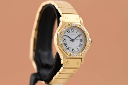 Cartier Santos Octagon - 18k Gelbgold